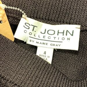 St. John Collection by Marie Gray skirt brown size 4